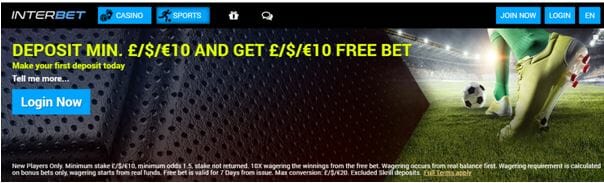 Interbet welcome offer