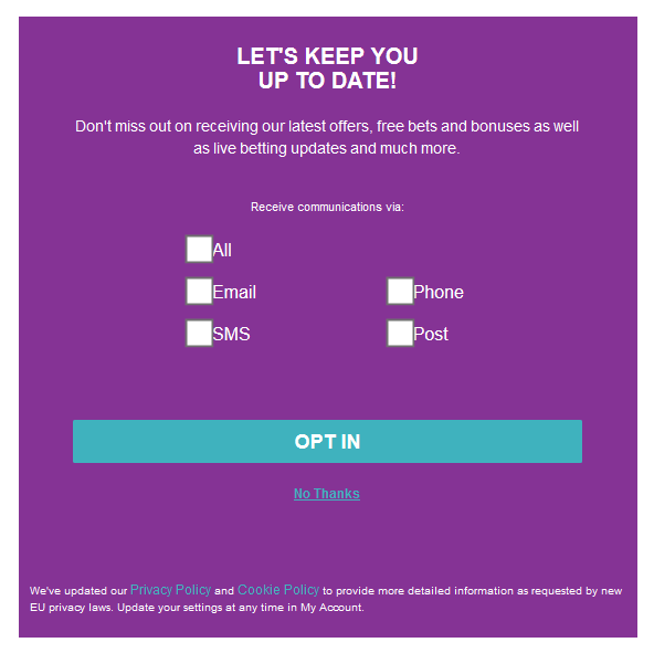 BETDAQ Registration