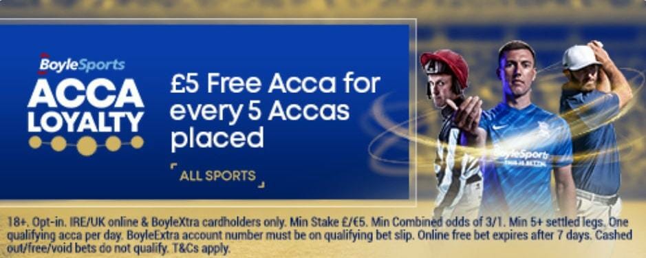 BoyleSports Acca Loyalty Screenshot