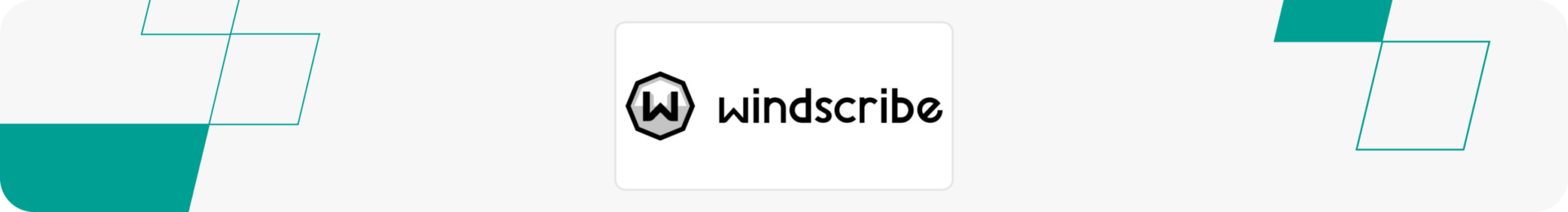 windscribe logo banner